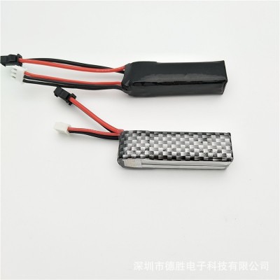 斯泰迪6代 沙鷹樂輝短劍MP5K水彈7.4V 500mah 25C聚合物鋰電池組