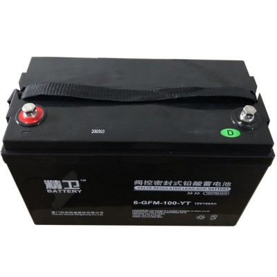 精衛(wèi)蓄電池12V100AH精衛(wèi)鉛酸電池6-GFM-100AHUPS直流屏后備電源