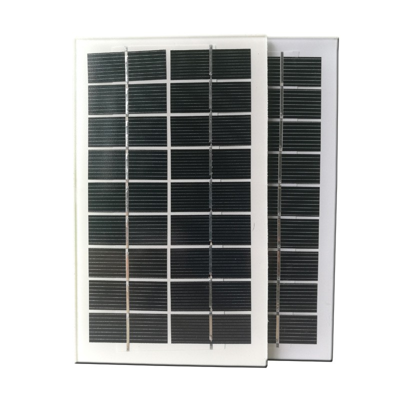 9v/6v3w太陽能電池板7w太陽能家用發(fā)電板蓄電池沖diy太陽能充電器