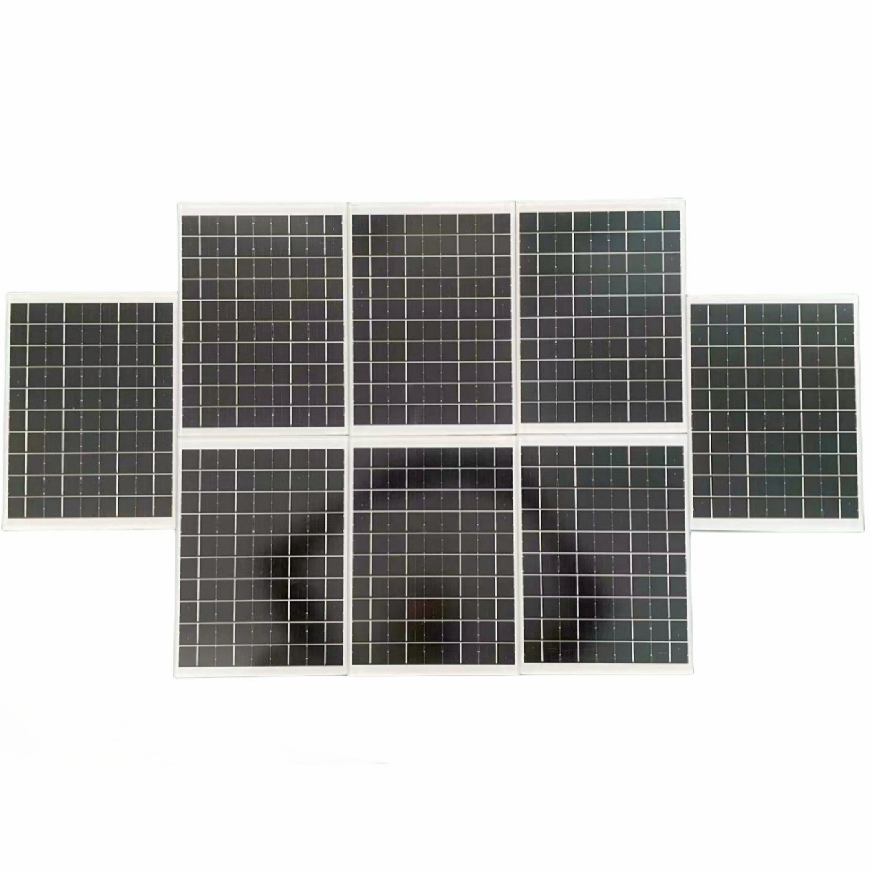 廠家供應5v7W單晶太陽能監控板可兼容各種監控攝像頭太陽能板外殼