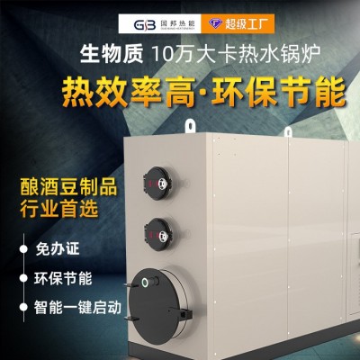 國邦 批發10萬大卡熱水鍋爐生物質 釀酒豆制品蒸汽發生器蒸汽鍋爐