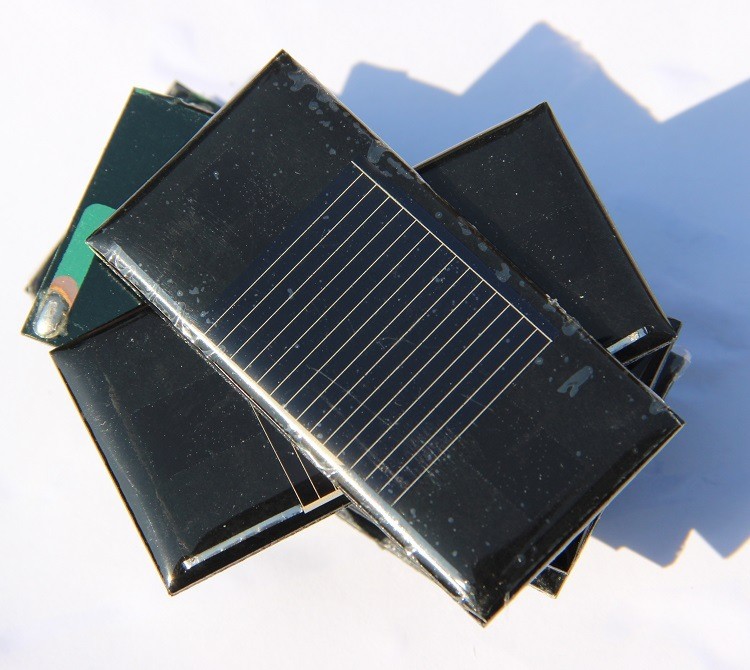 30x60mm太陽能板 太陽能滴膠板 太陽能小板 太陽能組件 0.14W0.5V