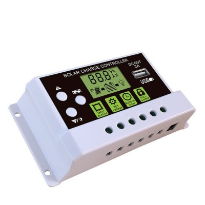 30a12/24v智能鋰電池充電控制器 led太陽能控制器 熱款