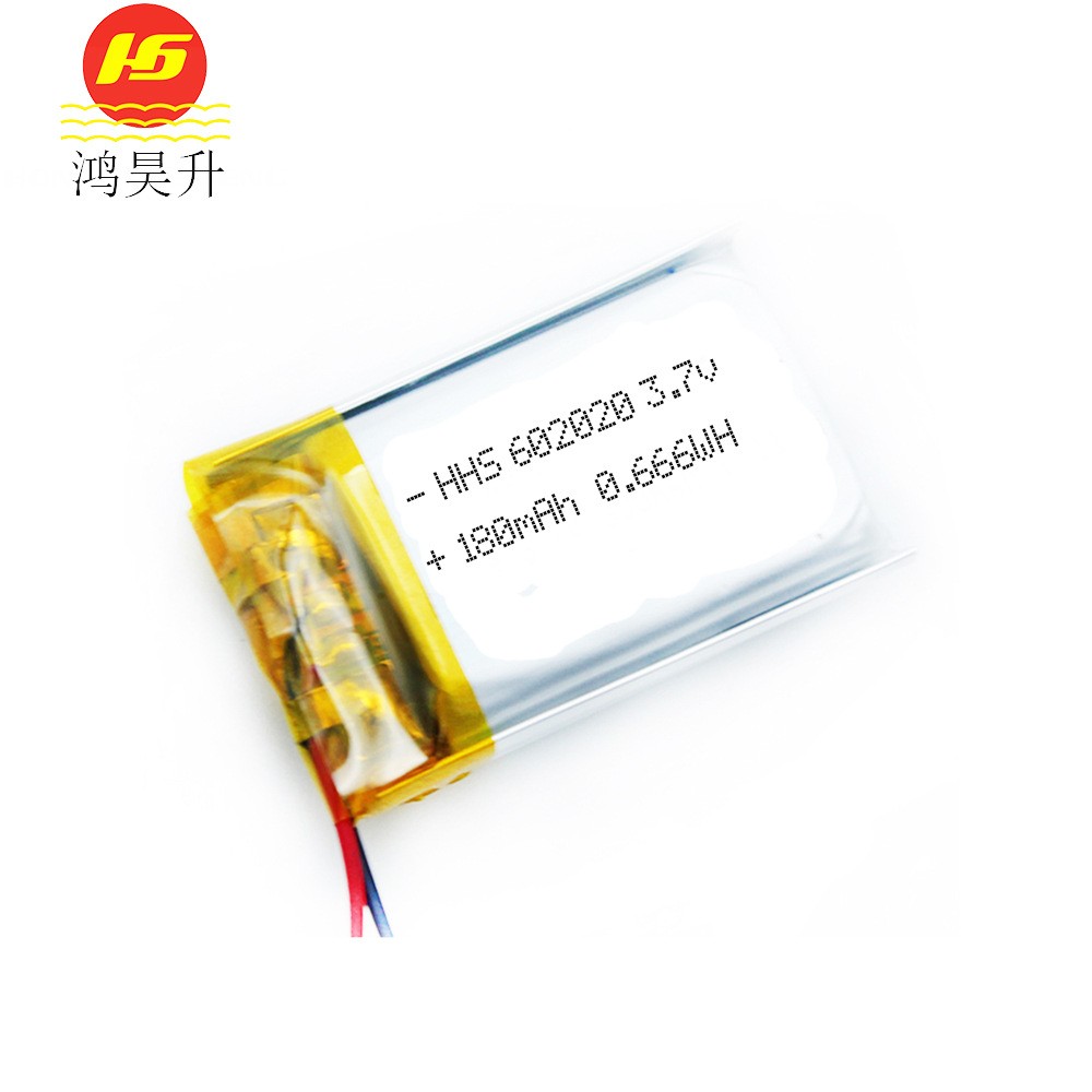 鋰電池602020 180mah聚合物鋰電池藍牙LED燈手環手表 3.7v鋰電池