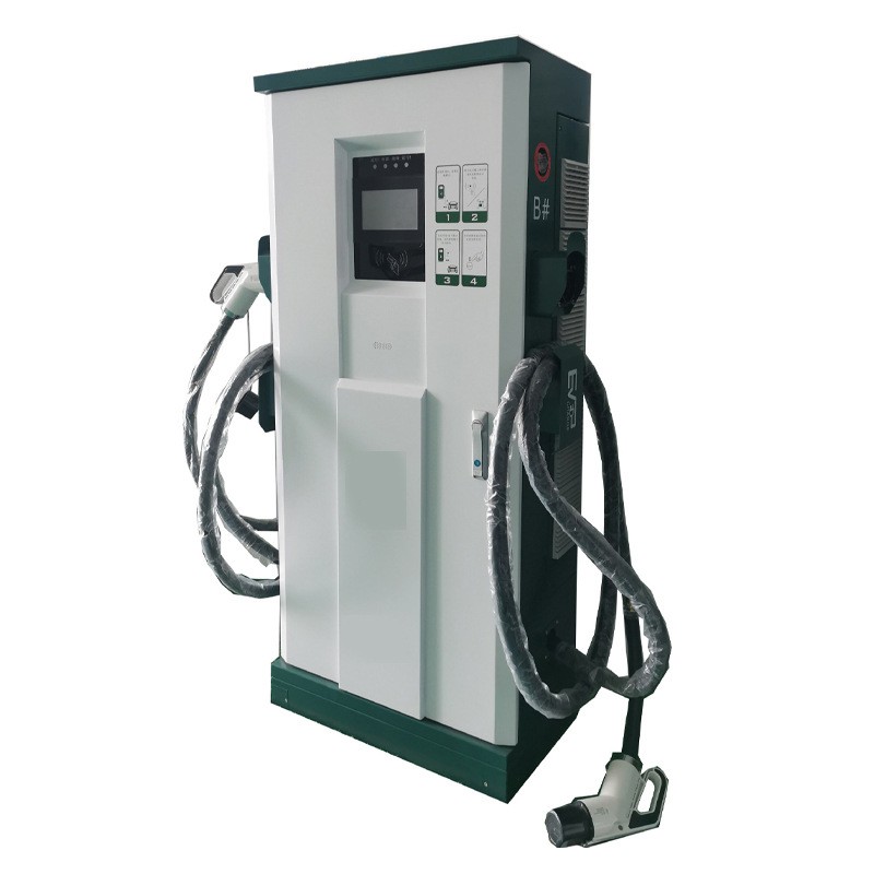 60kw汽車充電樁三相電直流380v智能停車棚掃碼收費商用充電樁