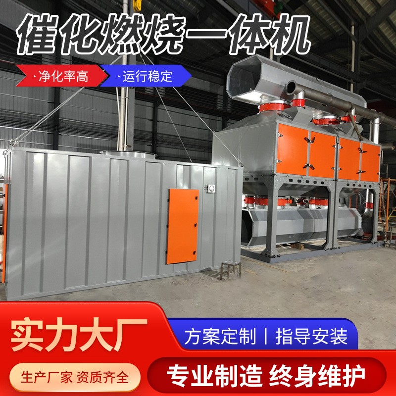 專業(yè)工廠供應催化燃燒設備有機廢氣處理催化燃燒一體機定制