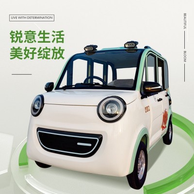 小型女士轎車全封閉家用電動(dòng)四輪車?yán)夏甏杰囉碗妰捎美项^樂(lè)