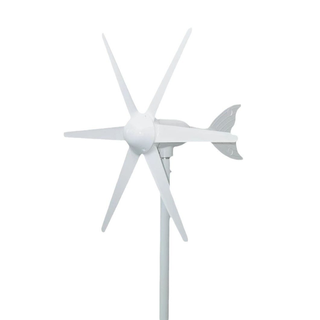 6V微型小型風力發電機風光互補太陽能路燈100W風力發電機