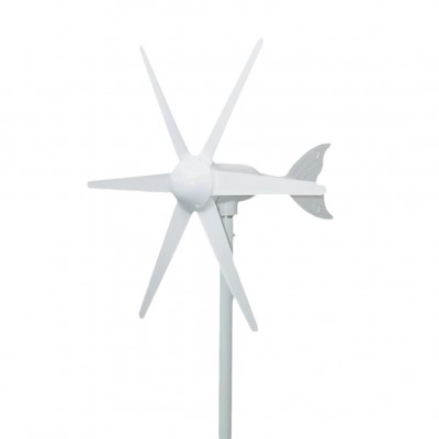 6V微型小型風力發電機風光互補太陽能路燈100W風力發電機