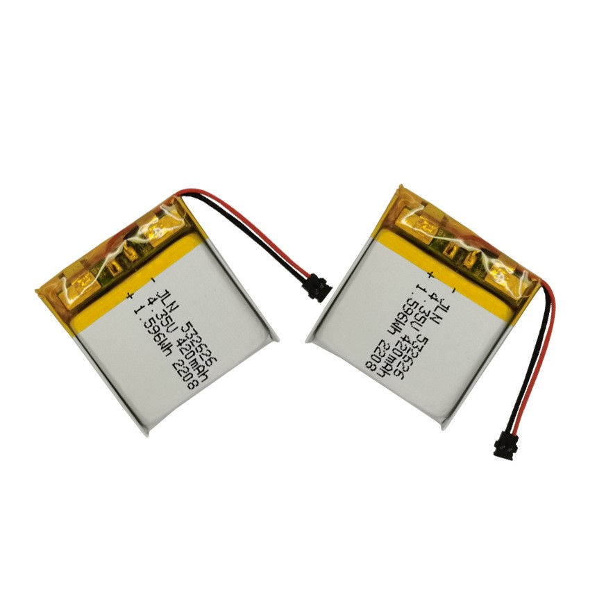 聚合物鋰電池532626 420mAh智能手表 電動玩具充電鋰電池