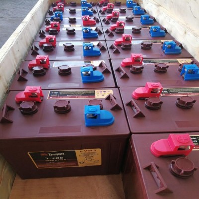 邱健蓄電池T-105 PLUS/美國(guó)Trojan電瓶6V225AH洗地機(jī)升降機(jī)觀光車