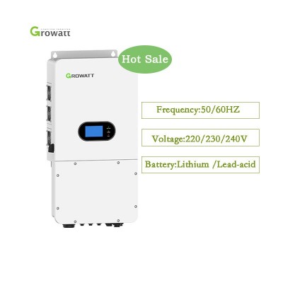 一件也是批發價古瑞瓦特10KW分相儲能太陽能混合正弦波逆變器