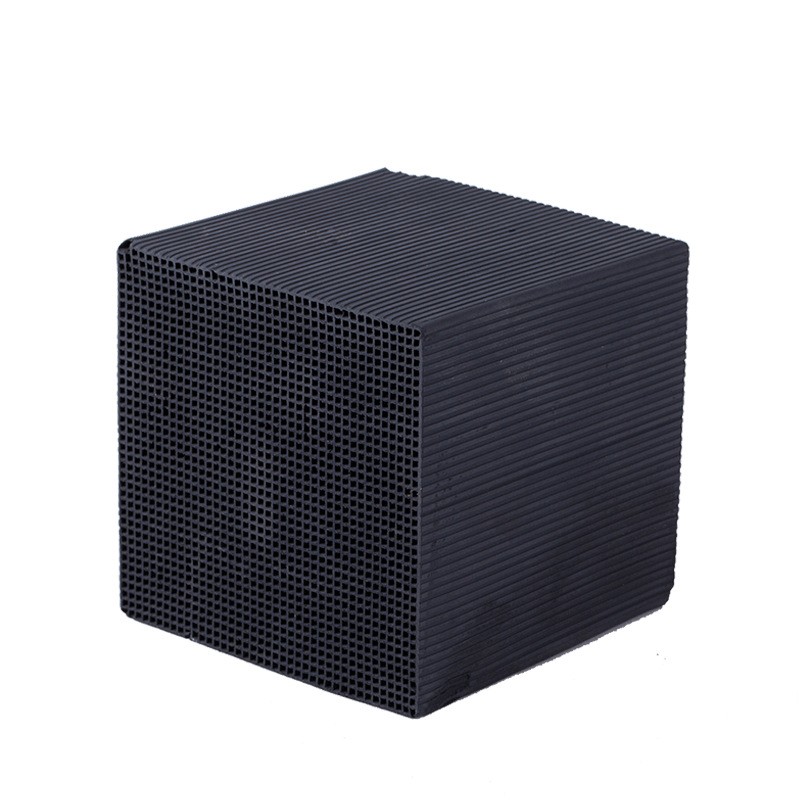 工業(yè)活性炭800碘VOC廢氣處理防水蜂窩方塊耐水蜂窩活性炭磚800碘