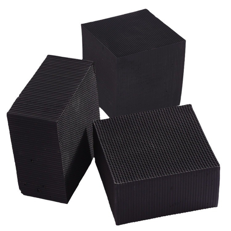 工廠批發 海洋館魚缸凈化 水族館污水處理800碘值 防水蜂窩活性炭