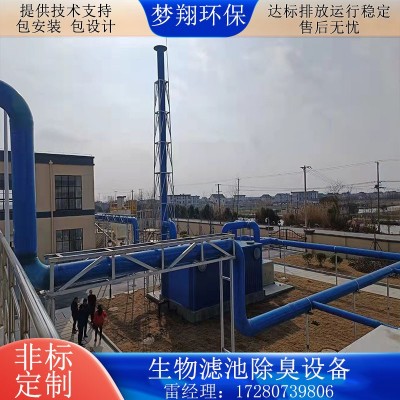 廢氣除臭裝置廢氣處理工程生物濾池除臭設(shè)備玻璃鋼生物除臭箱廠家