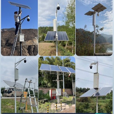 四川光伏太陽能儲能監控系統廠礦庭院果園監控民用免布線高清夜視