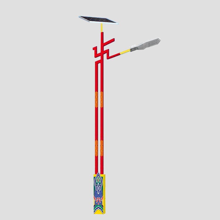 藏族彝族瑤族民族風路燈 太陽能路燈 太陽能LED藏式路燈 戶外照明
