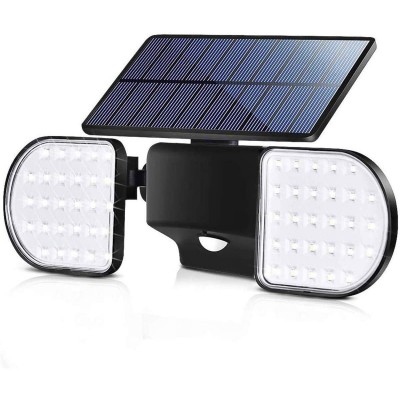 太陽能壁燈戶外壁燈雙頭燈射燈人體感應燈庭院燈別墅花園燈過道燈