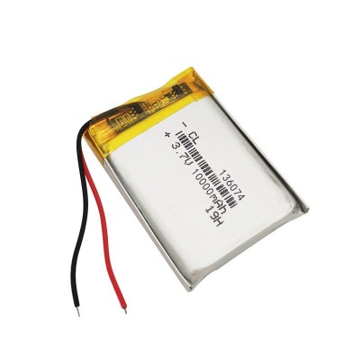 3.7v聚合物鋰電池136074廠家10000毫安暖手寶發(fā)熱服充電鋰電池芯