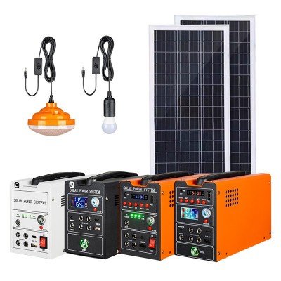 儲能應急移動電源 小型太陽能發電系統 印度非洲家用戶外應急電源
