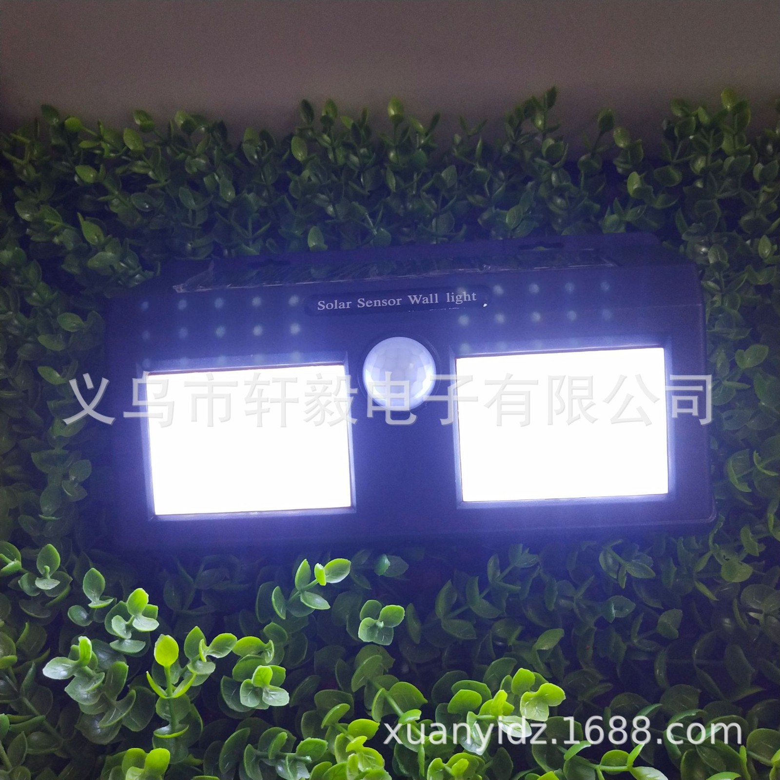 款太陽能感應燈40LED人體感應壁燈戶外照明庭院燈防水路燈