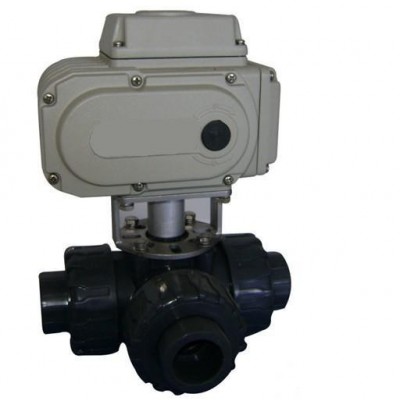 電動(dòng)PVC三通球閥