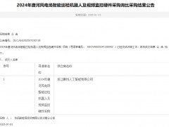 2024年唐河風(fēng)電場智能巡檢機(jī)器人及視頻監(jiān)控硬件采購詢比采購結(jié)果公告